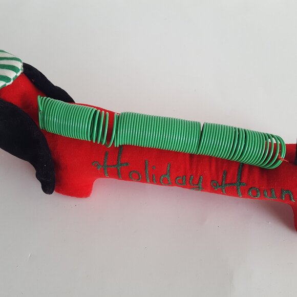 Vintage Holiday Hound Christmas Holiday Card Holder Dan Dee Imports - Picture 11 of 15